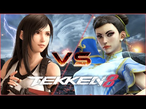Tifa Lockhart vs Chun-Li (Final Fantasy 7 vs Street Fighter) - Tekken 8
