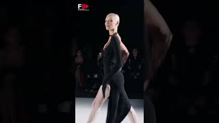 CARA TAYLOR for Mugler Fall 2022 - Fashion Channel #shorts