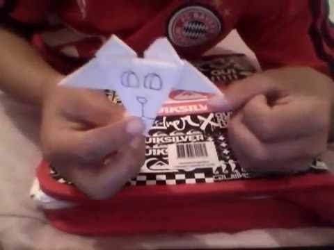 como hacer una cara de cabra de papel