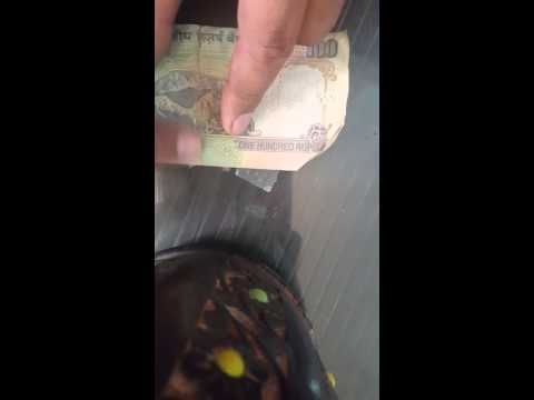 Repair Currency Note ruppes..with clear tape