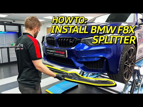HOW TO Install A Front Splitter To A BMW M4 F82 | Step-By-Step