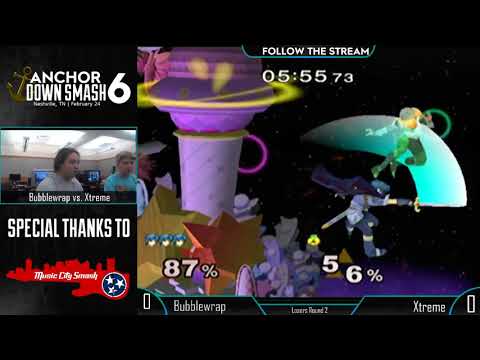 ADS6 - Melee Singles - Bubblewrap (Marth) VS Xtreme (Sheik) - Losers Round 2