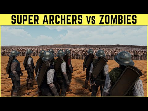 CAN 2 MILLION ZOMBIES DEFEAT 10 SUPER ARCHERS(6,000,000 RPM)-ULTIMATE EPIC BATTLE SIMULATOR 2-UEBS 2