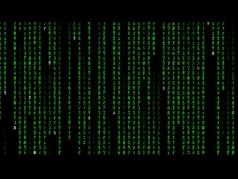 Matrix rain code 8 hours long - Screensaver Footage Background video