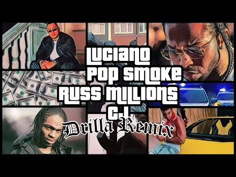 LUCIANO DRILLA [REMIX] ft. CJ, RUSS MILLIONS, POP SMOKE 🇩🇪🇬🇧