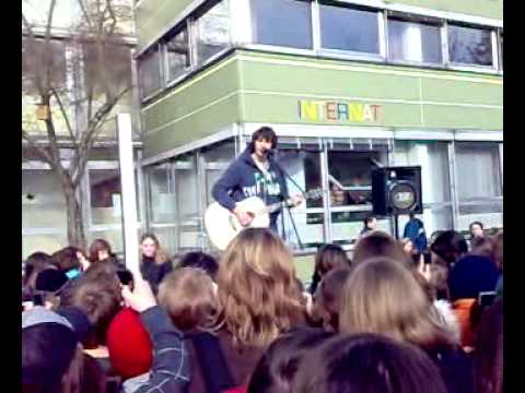 dominik büchele DSDS konzert an unserer schule
