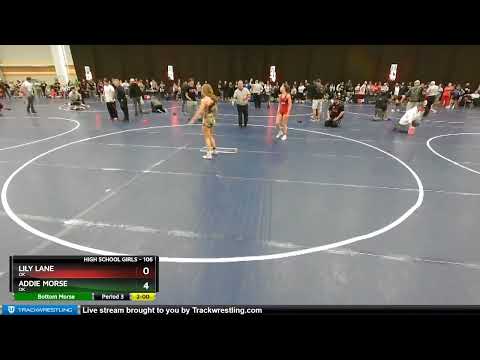 106 Lbs Cons. Round 2 - Lily Lane, OK Vs Addie Morse, OK 9f4a
