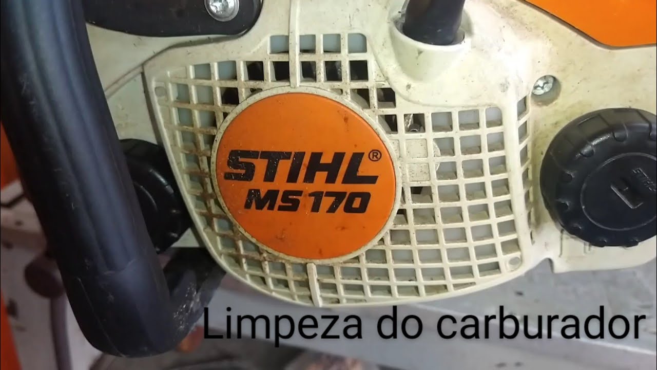 Watch Now Limpeza do carburador motosserra Stihl Ms 170 / 180 Limpeza do carburador motosserra Stihl Ms 170 / 180