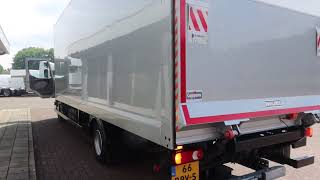 Camion fourgon DAF LF 210 FA Zilver metallic bak + klep Dhollandia 1500 kg + rol st à vendre - Image 4 | Autoline CM Camion fourgon DAF LF 210 FA Zilver metallic bak + klep Dhollandia 1500 kg + rol st | Image 4 - Autoline