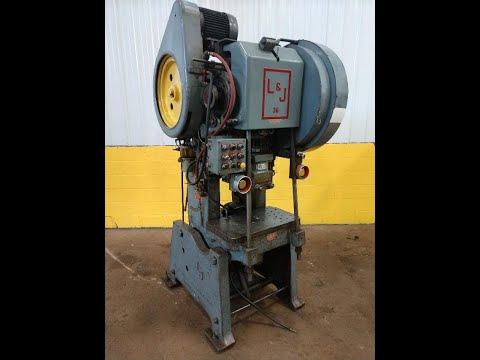 36 TON L & J MODEL 36 OBI PRESS: STOCK #12975