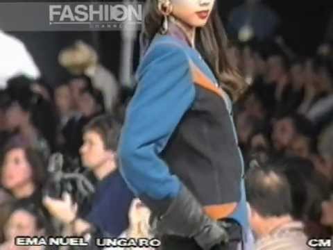 "Emanuel Ungaro" Autumn Winter 1990 1991 Paris Pret a Porter Woman by Canale Moda