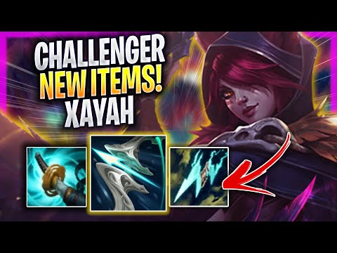 KOREAN CHALLENGER TRIES XAYAH WITH NEW ITEMS! - Korean Challenger Plays Xayah ADC vs Ashe!