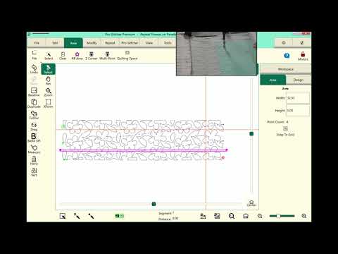 Crop the Bottom of an Edge to Edge Design in Pro-Stitcher