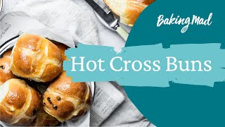 How to make stripes on a hot cross bun