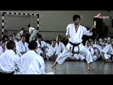 Sensei Hirokazu Kanazawa · June 8th, 1991 · Shotokan Karate Training (Belgium)