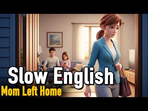 The Night Mom Left Home | Days of My Family | Slow English For Beginners | A1–A2 level