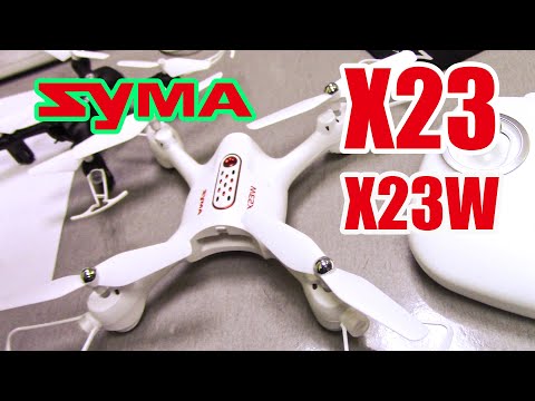 Квадрокоптер для новичка Syma x23w обзор, тест и пример видео