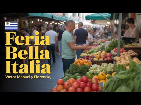 🇺🇾 Feria Víctor Manuel y Florencia | Walking Tour 4K | Montevideo, Uruguay