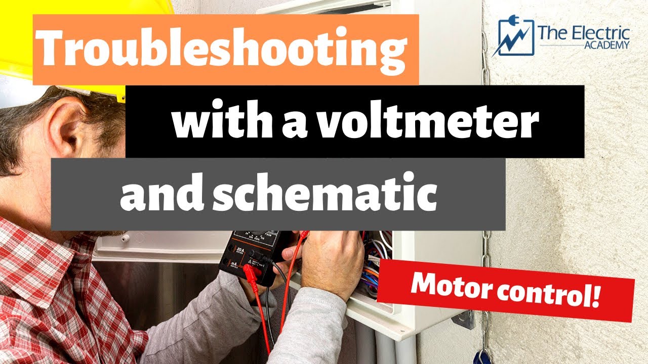 Troubleshooting with a voltmeter and schematic.