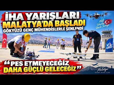 Malatya'da Uluslararası ve Liseler Arası İHA Yarışı başladı