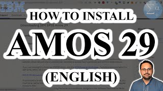 How to Install IBM SPSS AMOS 29 Free Trial Version: Step by Step Guide (English)