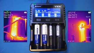 *XTAR VX4 v2 Inteligentní 4kanálová nabíječka Li-ion 1.5V / 3.7V, LiFePO4, Ni-MH + měření kapacity