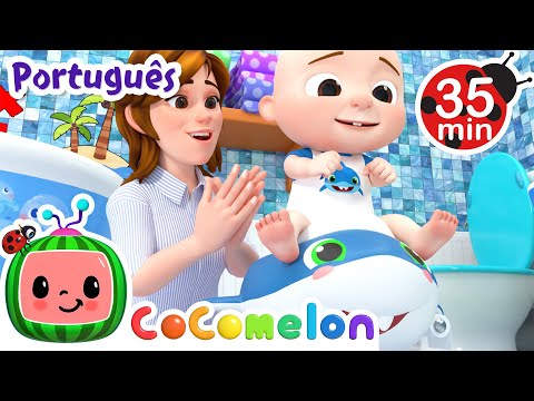 Capa de JJ no Penico! | Melhores Canções de Cocomelon em Português | Músicas Infantis e Desenhos Animados