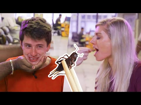 Crunching Down & Eating Dead Crickets