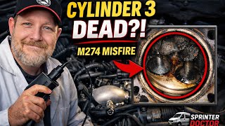Sprinter M274 Misfire Diagnosis — Cylinder 3 Compression & Leak Down Test Reveals Engine Damage