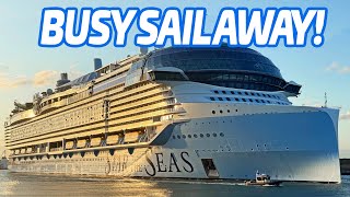 Star of the Seas & More Sail Away on a Busy 6 ship day in Port Canaveral!