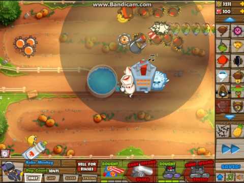 BTD 5: Pumpkin Patch Hard NLL NRI (no lives lost no road items)