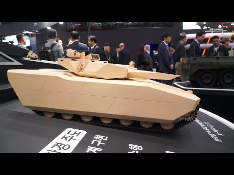 Hanwha Coreia do Sul revela novo veículo de combate de infantaria coreano K-NIFV e variantes blindadas K-21