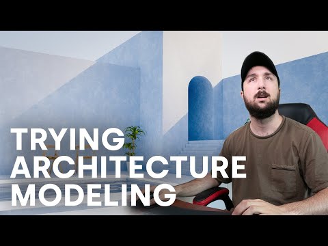 I Try Architecture Modeling For the First Time (Blender 2.9)