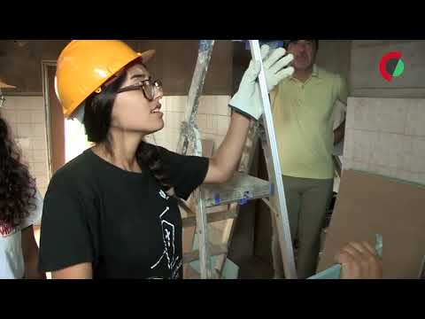 Esforço solidário de universitários ajuda a reabilitar casa degradada