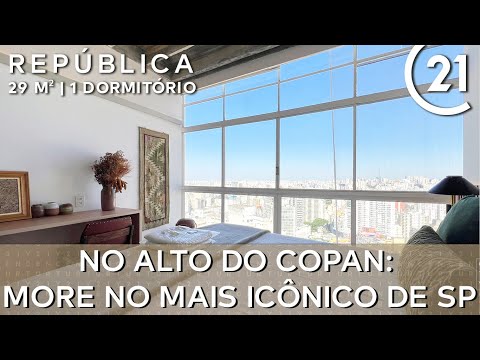 Apartamento no Copan com 29m² e 1 dormitório - São Paulo - SP - AP65630