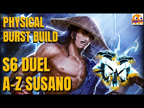 SMITE Season 6 Duel A-Z: SUSANO | THIS IS AN INSANE PHYSICAL BURST BUILD!