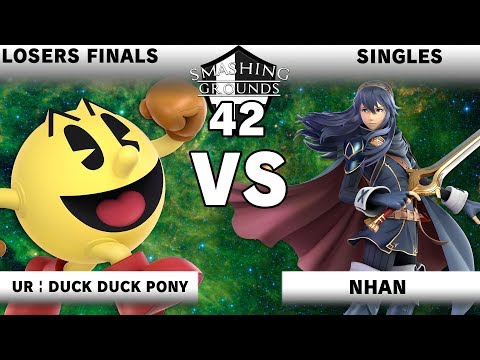 Smashing Grounds 42 - Losers Finals - Nhan [Lucina] v UR DuckDuckPony [Pac-Man]