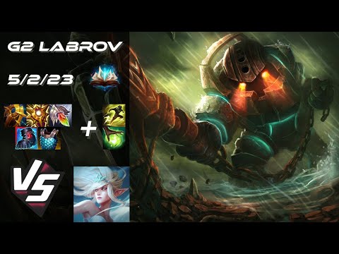 G2 Esports Labrov SUPPORT Nautilus vs Janna - EU Challenger Patch 25.18