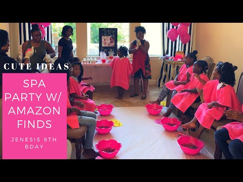 Spa party with cute amazon finds
