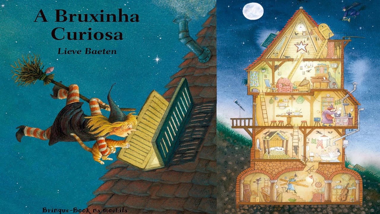 História Infantil: 🎃A bruxinha curiosa 🧙🏻‍♀️ | Histórias em português | Histórias para Halloween