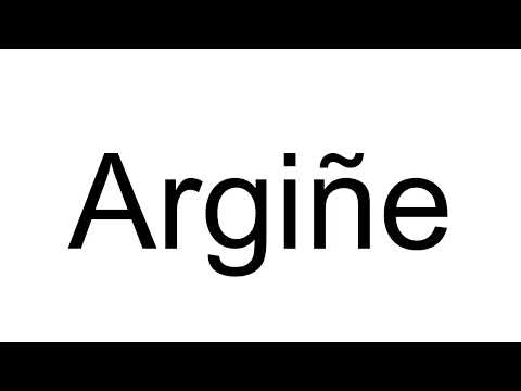How to Pronounce Argiñe (Spanish)