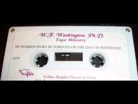 1/4 Billy Washington - No Woman Spoke In Tongues On The Day of Pentecost