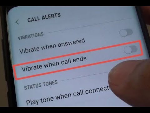 Samsung Galaxy S9 / S9+: How to Enable / Disable Vibrate When Call Ends