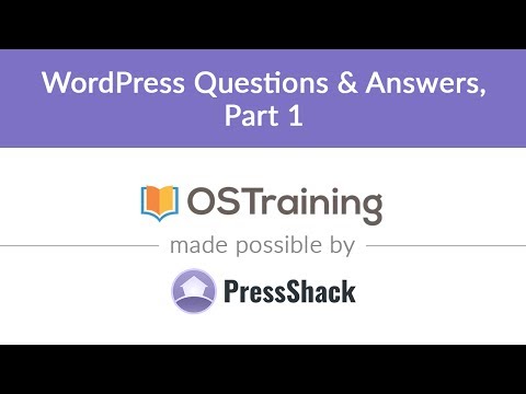 WordPress Development Lesson 12 WordPress Questions Answers Part 1