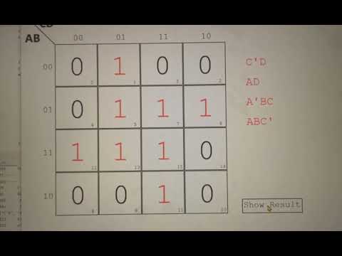 4 Variable K Map Solver In Python Boolean Algebra Simplified