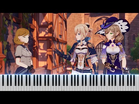 『Floral Breeze / 花々よ風となれ』Genshin Impact OST | 原神 OST ピアノ