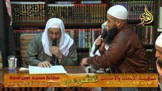 مناقشة الأبحاث والأحاديث بمكتبة مسجد أهل السنة بمنية سمنود 29 01 2017  2