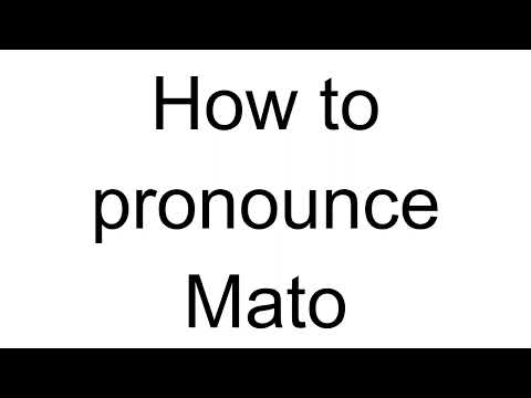 How to Pronounce Mato (Croatian)