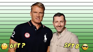 How tall is Dolph Lundgren Real Height Comparison!