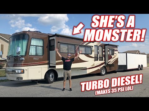 We Bought a GIANT RV! Her Name is Monica, She Loves Boost! *Full Tour*